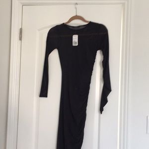 Black Mesh overlay dress